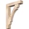 Ekena Millwork Olympic Block Smooth Bracket w/ Offset Brace, Douglas Fir, 7 1/2"W x 36"D x 48"H BKT0806X36X48OLY05SDF - alternate 1